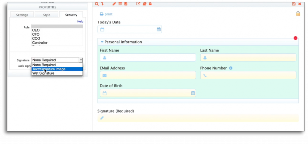 Add Digital Signatures to Your Form 