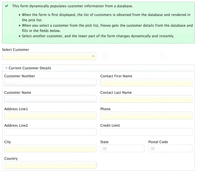 Auto populating forms in frevvo’s process automation software