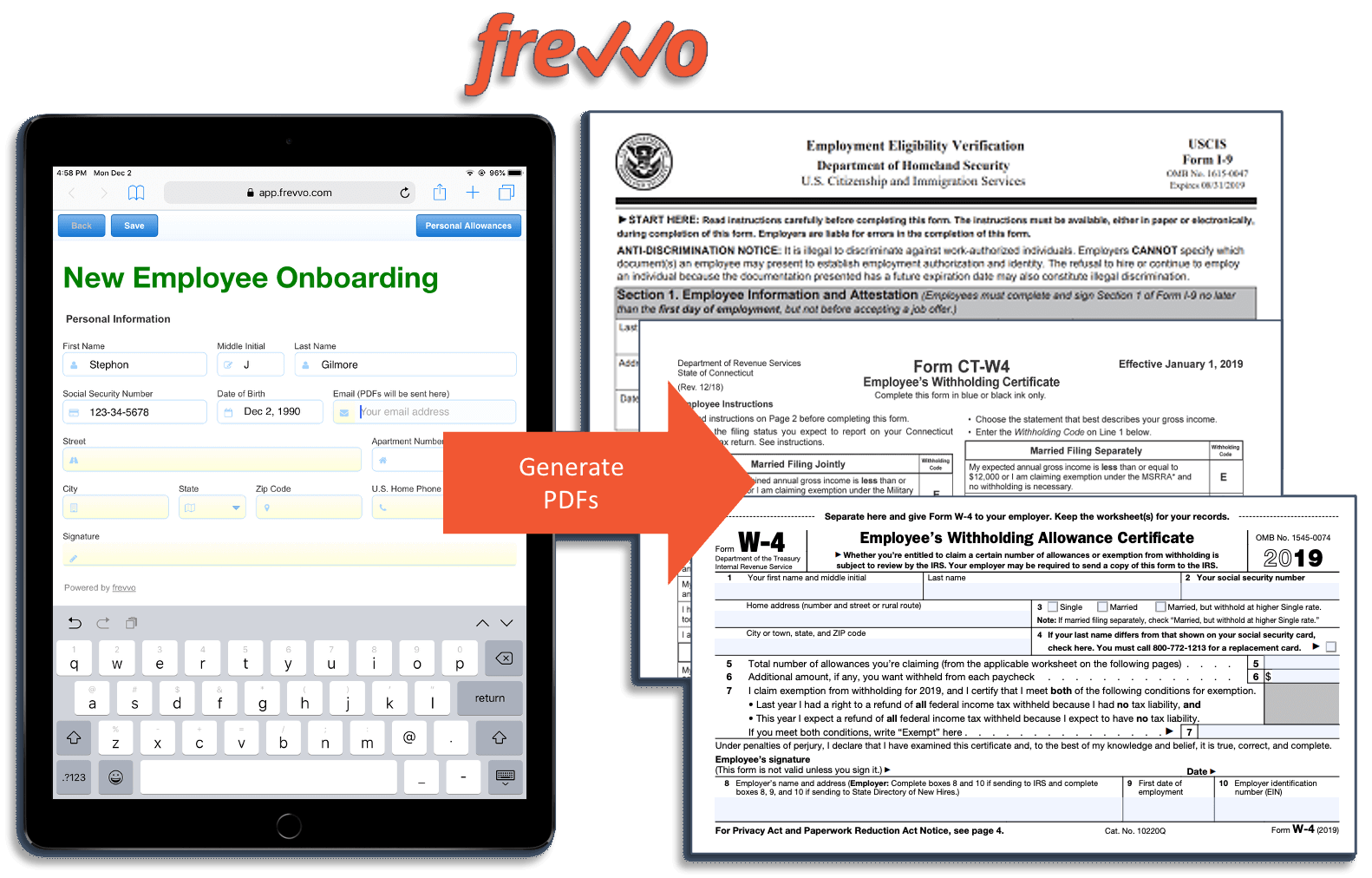 PDF generation feature in frevvo