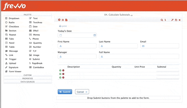 frevvo vs formstack workflow designer